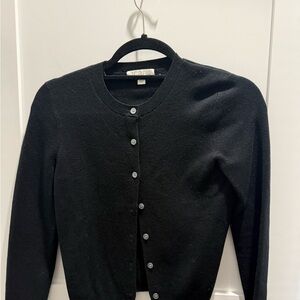 J. Crew Black Women's Sweater Cardigan in TENCEL™-lyocell blend